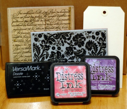 Trapped Embossed Resist Supplies