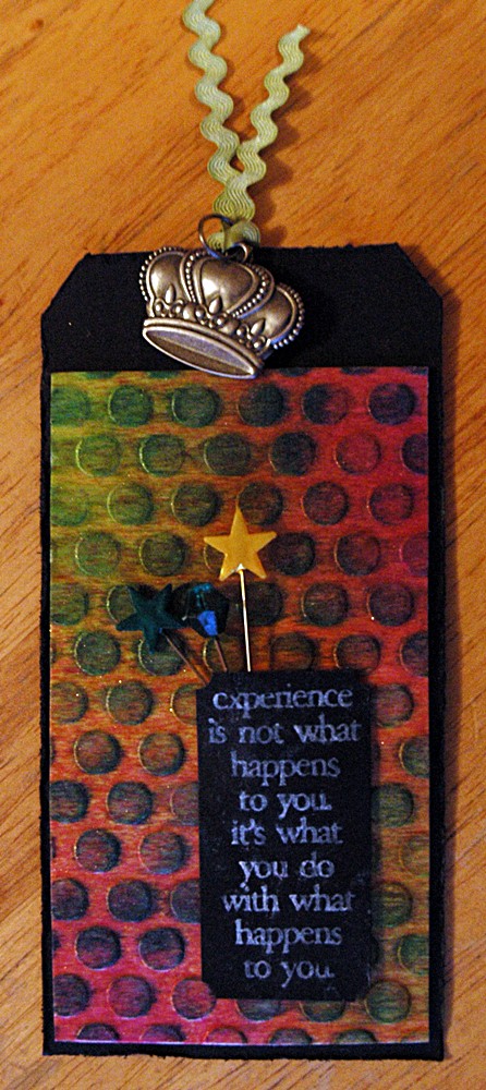 Dry Embossing - Finished Tag 2