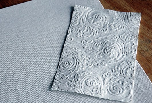 Dry Embossing - Sticky Back Canvas