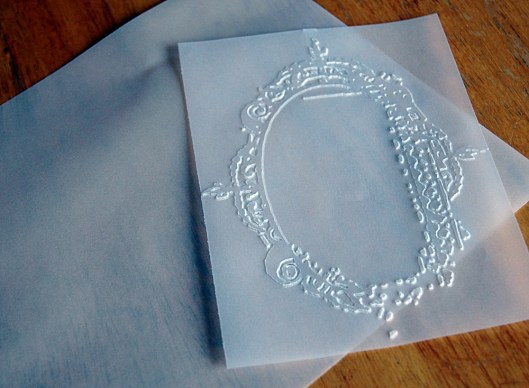 Dry Embossing - Vellum