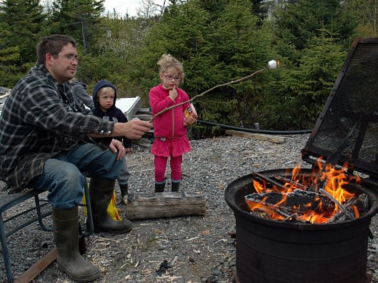 May 24 - marshmallow roasting