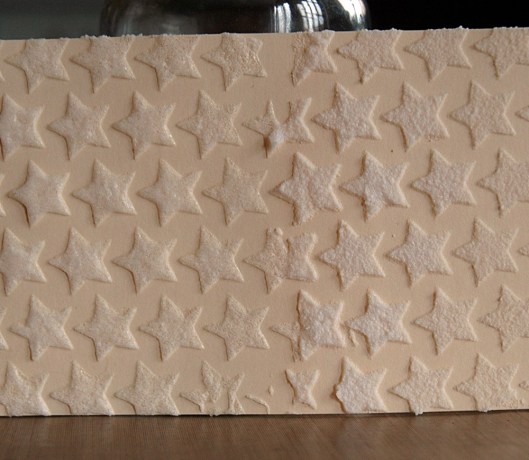 Stencils Part 4 - coarse texture gel tag