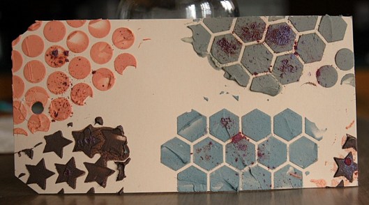 Stencils Part 4 - coloured molding paste