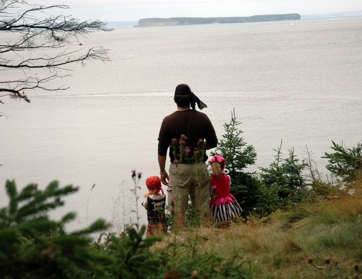Pirate Day - watching for the pirate ship
