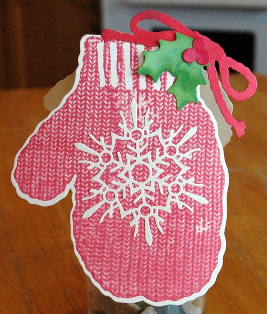 Christmas Card Class - red mitten