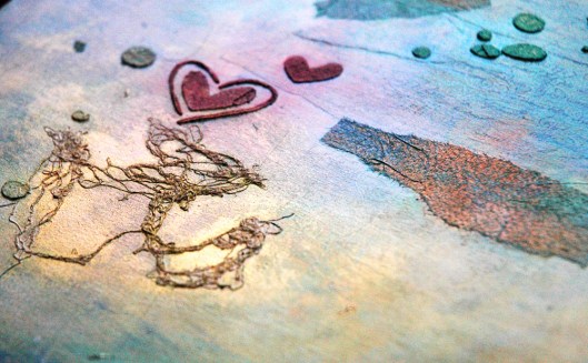 album cover - tea bag texture