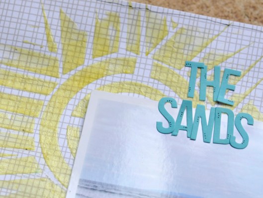 the sands embossing paste