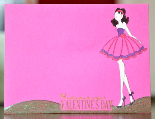 valentine envelope front