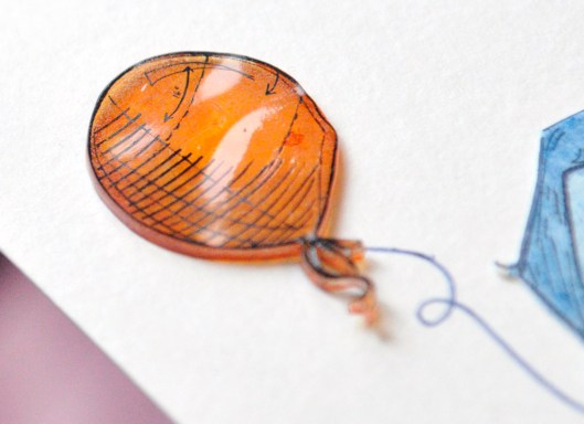 crazy bird tag balloon